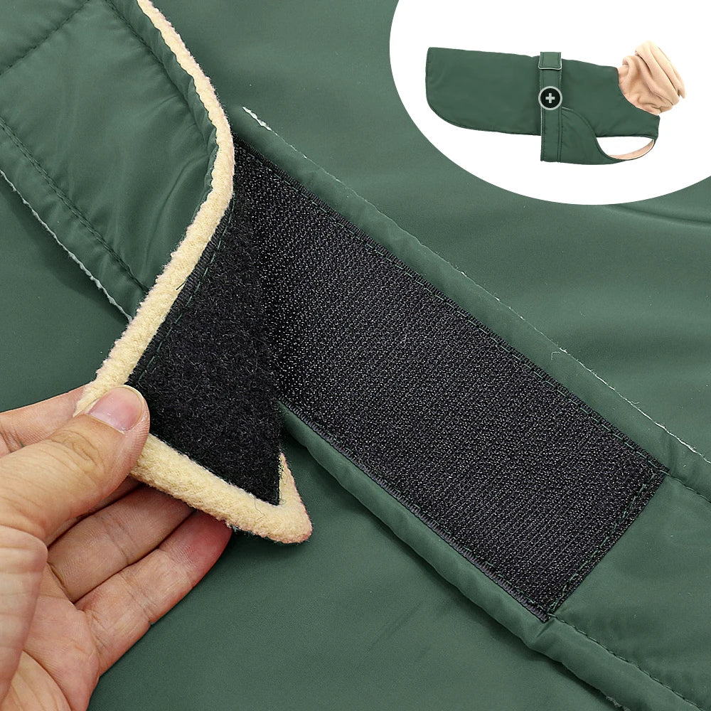 Winter Warm Pet Dog Clothes Waterproof Dog Jacket For Medium Large Dogs Thick Dogs Clothing Coat Greyhound Wolfhound Shepherd
