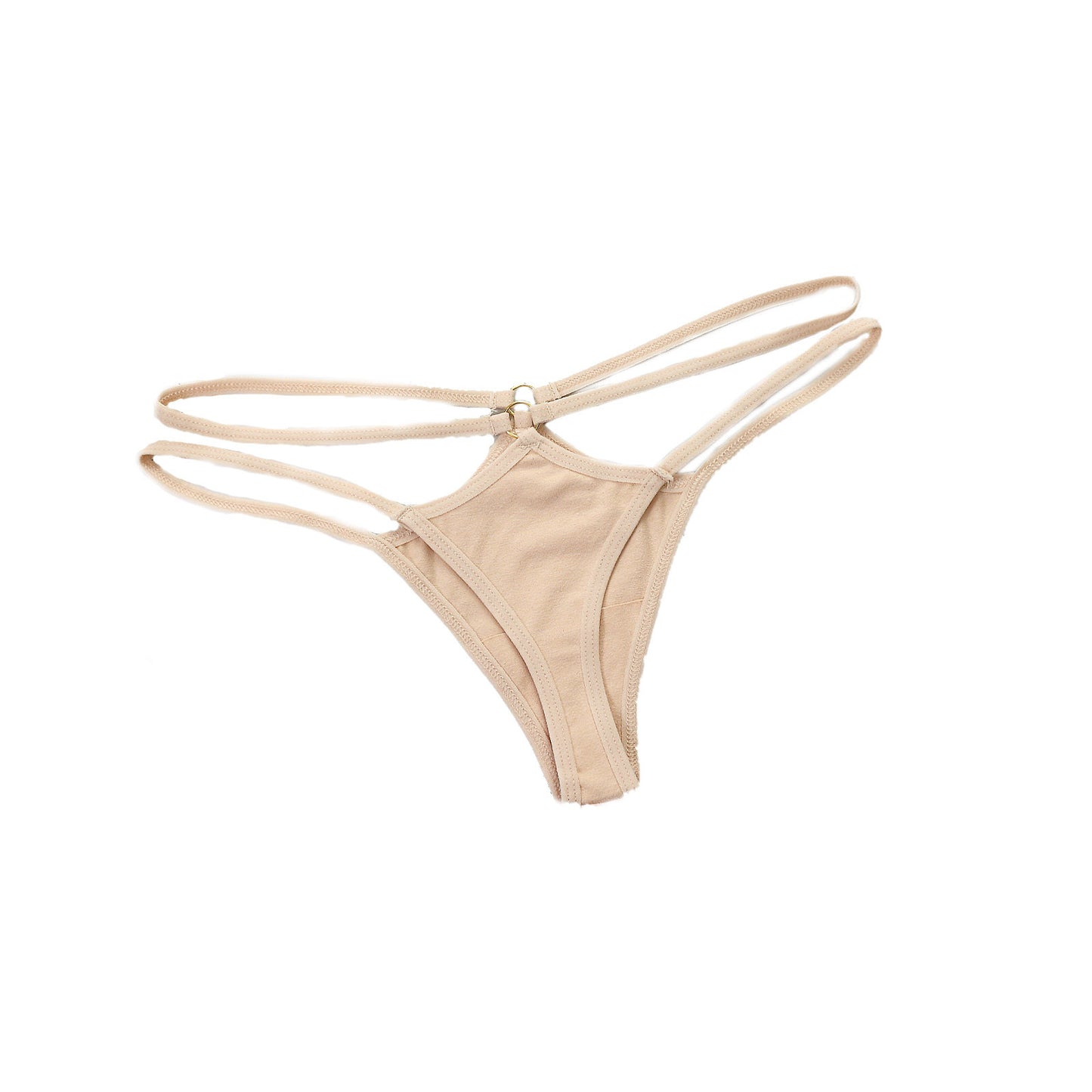 Sexy Lingerie Women Panties Bandage Briefs Female T back Thong Underwear Soft Comfortable Briefs Hollow Out Solid Panties