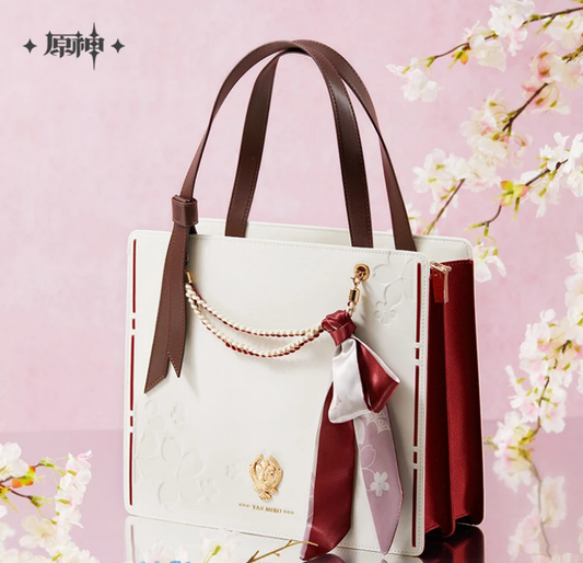90-Borsa Yae Miko Ufficiale Genshin Impact – Tote Bag Originale Cosplay