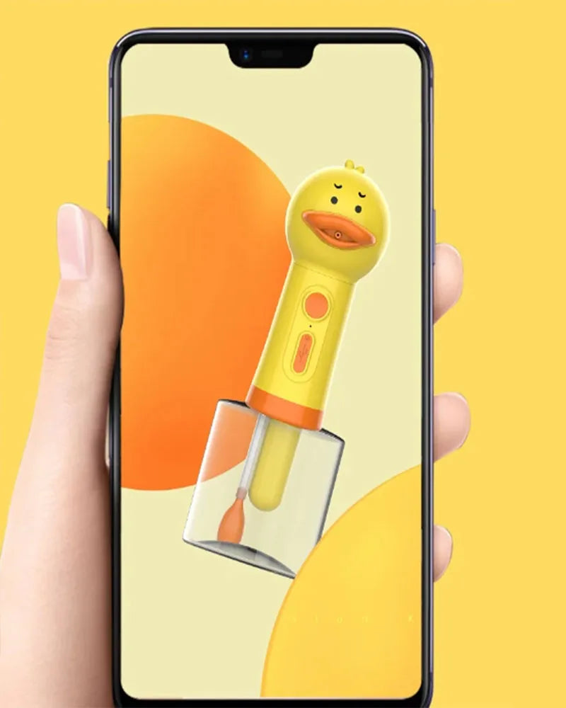 Yellow Duck Pet Cleaning Bathing Electric Foam Machine Usb Charging Automatic Soap Dispenser Foam Machine Pet Accessories