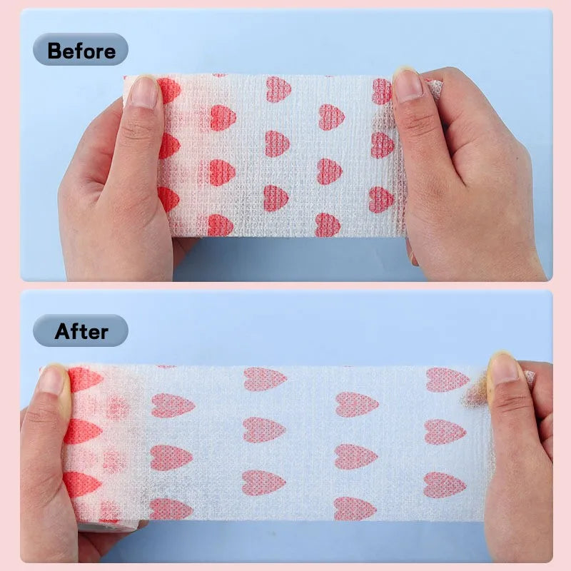 Self-adhesive Elastic Bandage For Pet Nonwoven Bandage Cover Protector Dog Outdoor Retractable Sports Tape Self Adherent Bandage
