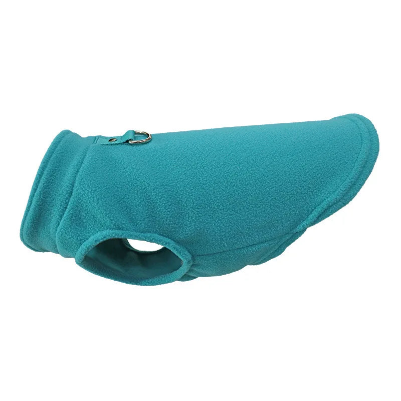 Vestiti Warm Fleece Dogs Clothes Pet Dog Jacket Vest With D-Ring For Small Dog Cats Clothing French Bulldog Costumes Chihuahua Coat