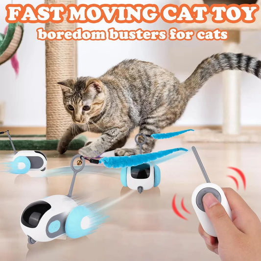 04-Giocattolo Interattivo per Gatti – Movimento Automatico e Apprendimento