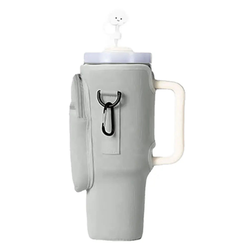 Water Bottle Case Cover Bag With Adjustable Shoulder Strap For Stanley Quencher Cup Sleeve Neoprene Bottle Holder Pouch