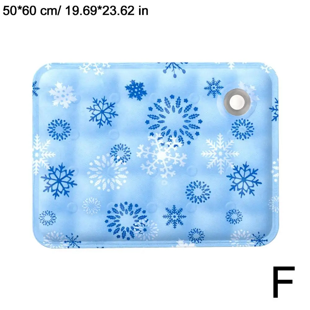 Summer Pet Cooling Mat Breathable Ice Blanket for Dogs Cats Pets Sleep Cold Bed Washable Ice Silk Pads Cushion Pet Accessories