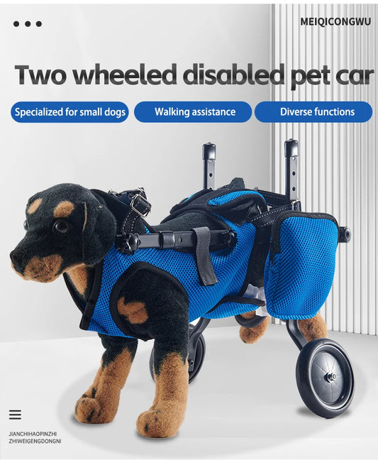 Veicolo per la riabilitazione dei caniCani di piccola tagliaVeicolo per la mobilità assistibile Veicolo per disabili per animali Veicolo per ausilio alla camminata per cani