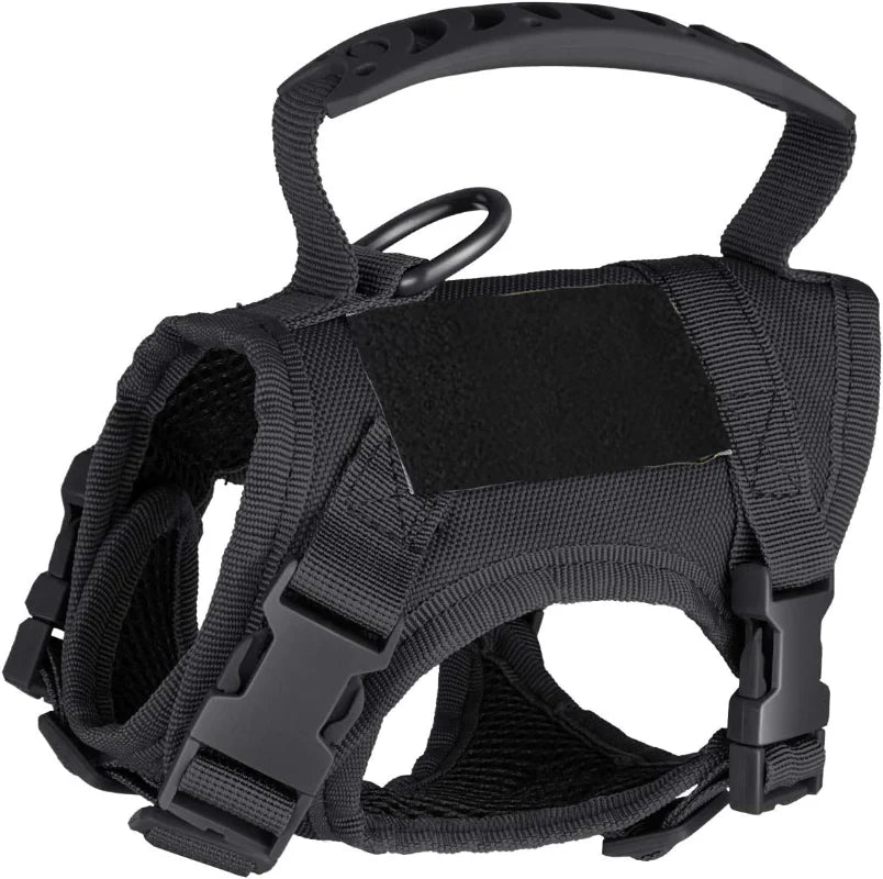 Tactical Harness Vest Dog Harness Leash Set for Small Dogs Training Easy Control Vest Pet Chest Strap Accessories for Puppy Cat