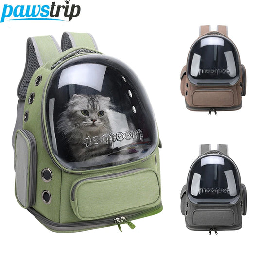 Trasportino Transparent Pet Cat Carrier Bag Outdoor Travel Backpack for Cats Small Dogs Breathable Cat Carrying Bag Pet Supplies