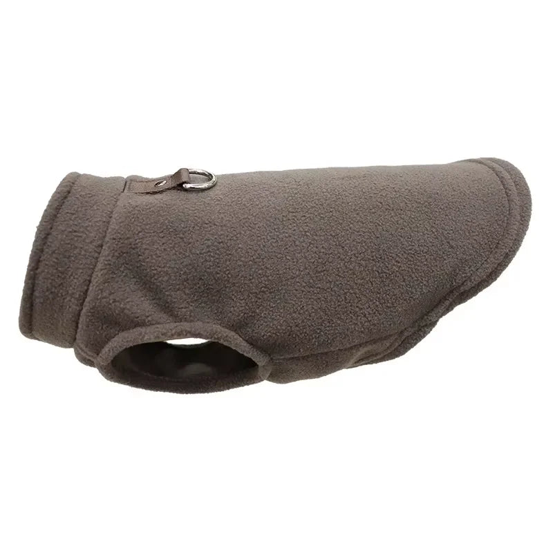 Vestiti Warm Fleece Dogs Clothes Pet Dog Jacket Vest With D-Ring For Small Dog Cats Clothing French Bulldog Costumes Chihuahua Coat