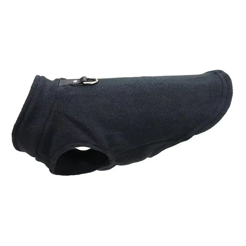 Vestiti Warm Fleece Dogs Clothes Pet Dog Jacket Vest With D-Ring For Small Dog Cats Clothing French Bulldog Costumes Chihuahua Coat
