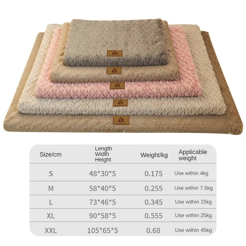 Tappetino Pet Dog Mat Cushion Big Puppy Wear resistant Waterproof Mat House Medium Large Bed Dog Padding Accessories Supplies Sofa Carpet