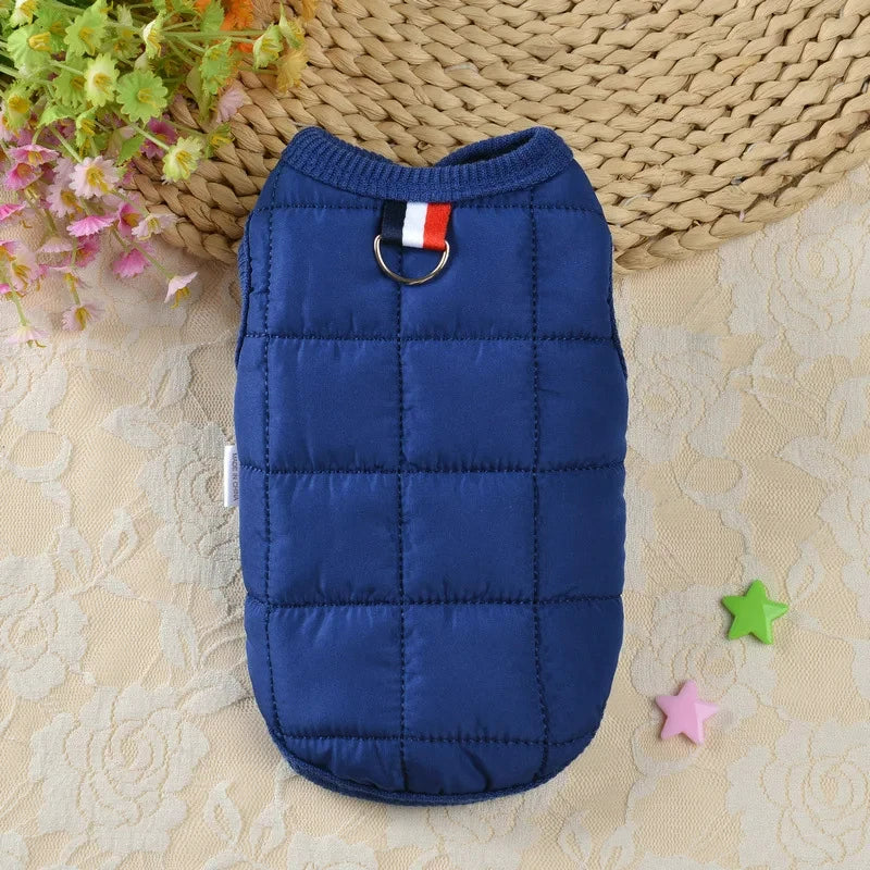 Vestiti Winter Warm Dog Coat Jacket Windproof Dog Clothes for Small Dogs Padded Clothing Chihuahua Clothes Pet Supplies