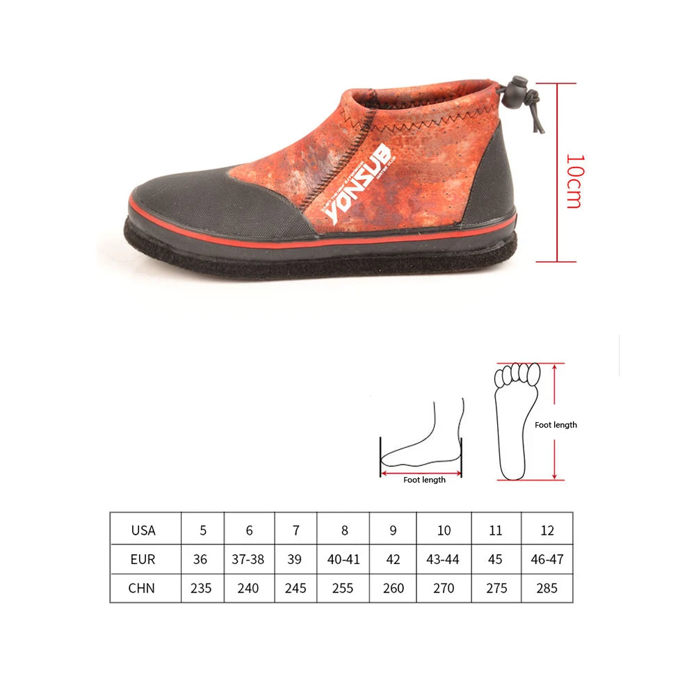 Stivali Fishing Boots 3MM Neoprene Self Lock Rock Fishing Boots For Hunting Anti-skid Upstream Shoes Felt-soled Wading Boots Fising Tool