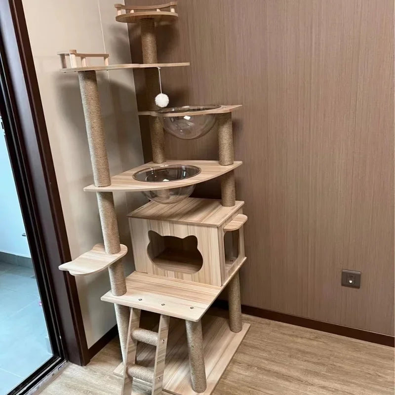 001-Tiragraffi Multilivello per Gatti con Piattaforme e Sisal
