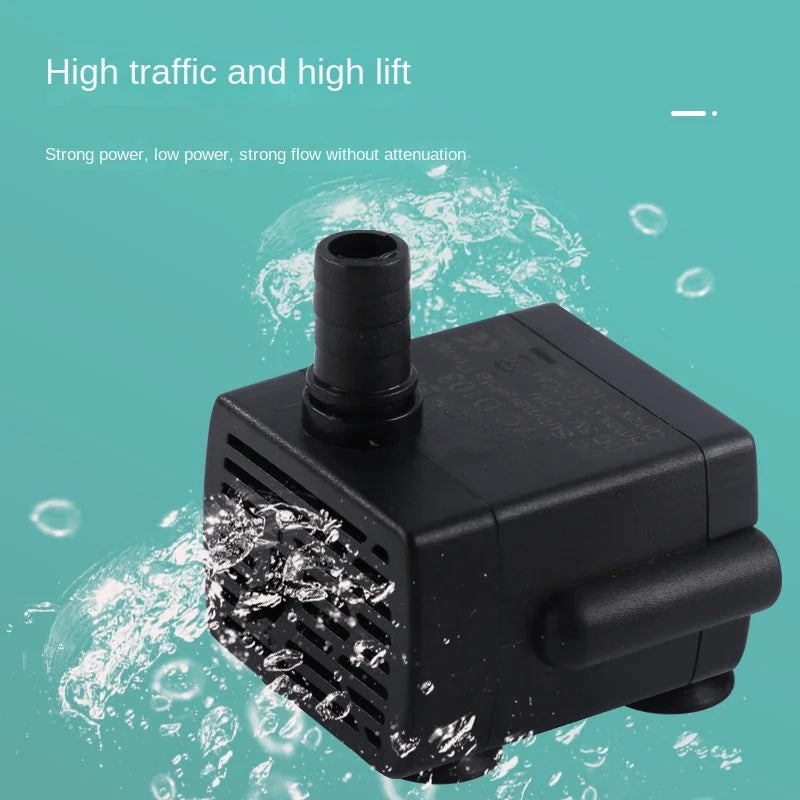 Solar Panel with USB 5V Water Pump System Can Be Used for Rockeries Fish Tanks Pet Drinking Water High Head Pumping