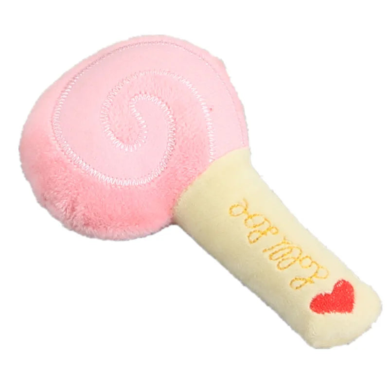 Pet Toys Plush Squeaky Toy Bite-Resistant Clean Dog Chew Puppy Training Toy Soft Banana Bone Vegetable Fruit Pet Supplies DC05