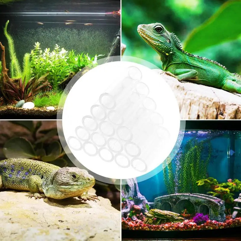 Shrimp Breeding Tube Aquarium Acrylic Shelter For Small Shrimp Transparent Tube Fish-Shrimp Habitat Hiding Cave Hideaway Pipe