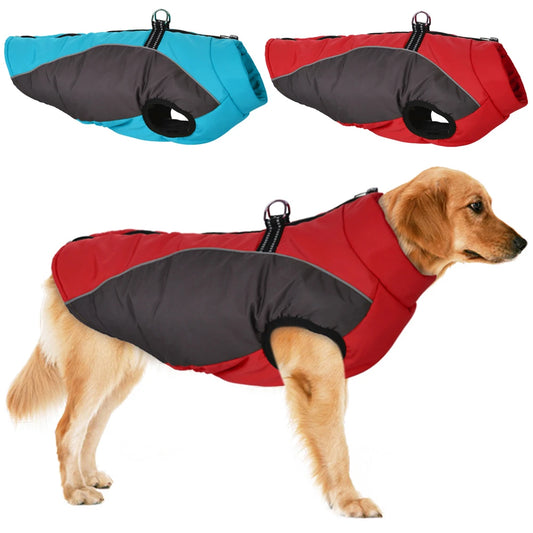 Waterproof Pet Dog Clothes Winter Warm Small Medium Large Dog Jacket Vest Reflective Padded Puppy Coat Chihuahua Yorkie Clothing