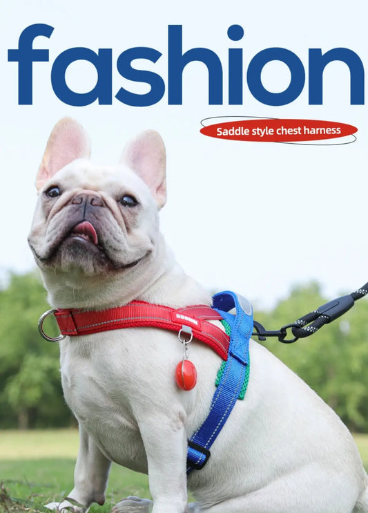 NEW Dogs Harness Saddle-type Pet Chest Strap for Small Medium Large Dogs Harnesses Puppy Collar Outdoor Walking Dogs Supplies