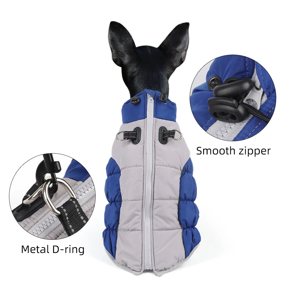 Vestiti Warm Big Dog Clothing Waterproof Pet Big Dog Jacket Winter Dog Pet Clothing French Bulldog Golden Retriever Ropa Perro XL-6XL