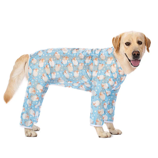 Vestiti  Big Dog Clothing   Labrador Medium and Large Dog Spring and Summer Clothing Dog Sun Protection Clothing Anti-Fat Four-Legged