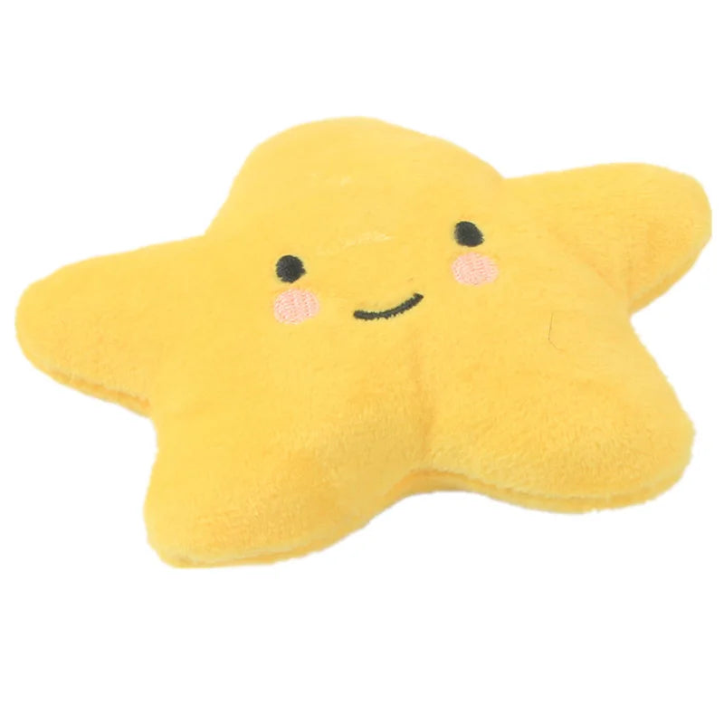 Pet Toys Plush Squeaky Toy Bite-Resistant Clean Dog Chew Puppy Training Toy Soft Banana Bone Vegetable Fruit Pet Supplies DC05