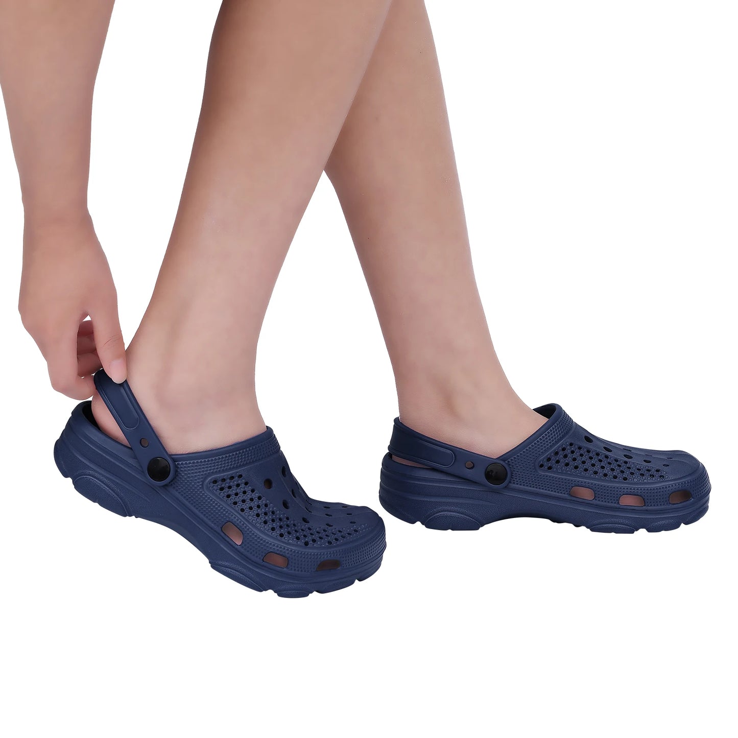 Shevalues Fashion Men Clogs Slippers Casual Hole Beach Sandals Outdoor Men Garden Shoes Summer Soft Sandals Home Bathroom Slides