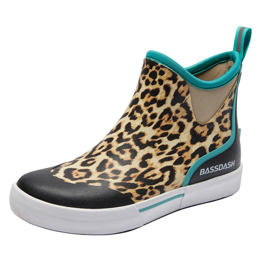 Stivale impermeabile BASSDASH Womens 4.5” Waterproof Deck Ankle Rain Boots Anti-Slip Neoprene Rubber Garden Fishing Boots