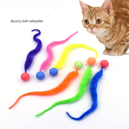 04-Gioco interattivo elasticizzato colorato per animali domestici.