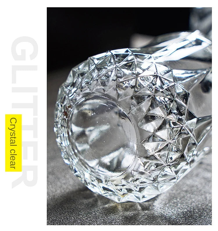 Whiskey Glass Cup Crystal Whisky Glasses Cups for Alcoho Drinking Scotch Bourbon Whisky Cognac Vodka Gin Tequila Rum Home Bar