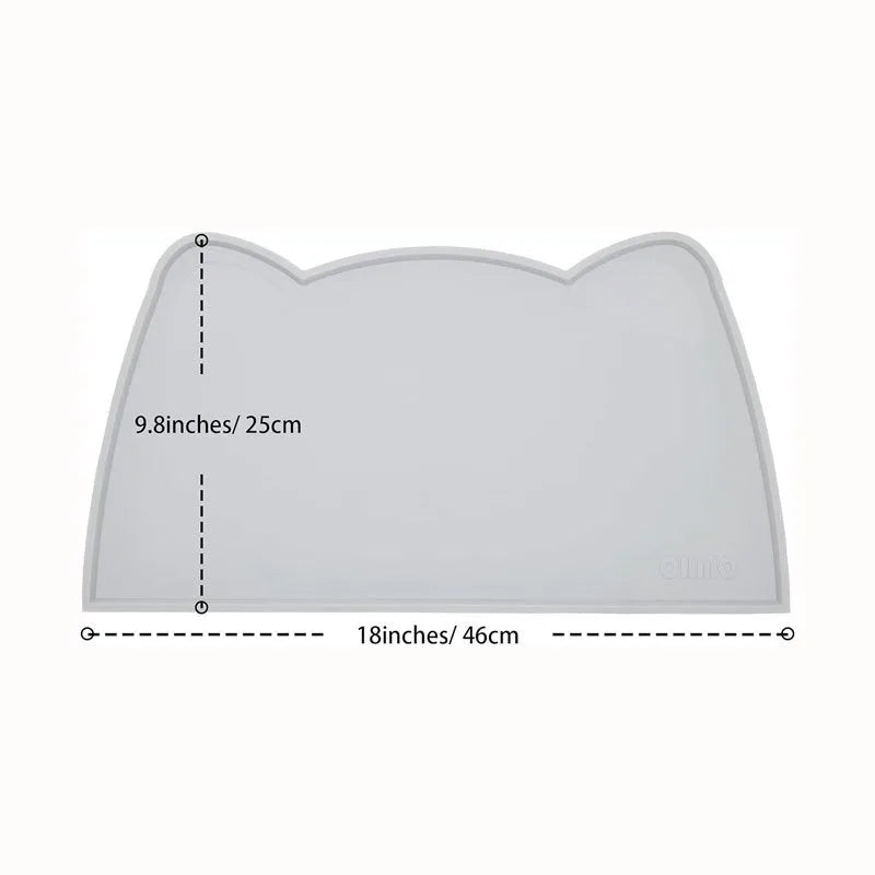 Tappetino Anti-dirty Mats for Cat Non-slip  Easy to Clean  Supplies Wash With Water Proof Cat Home Food Grade Silicone Pad Pet