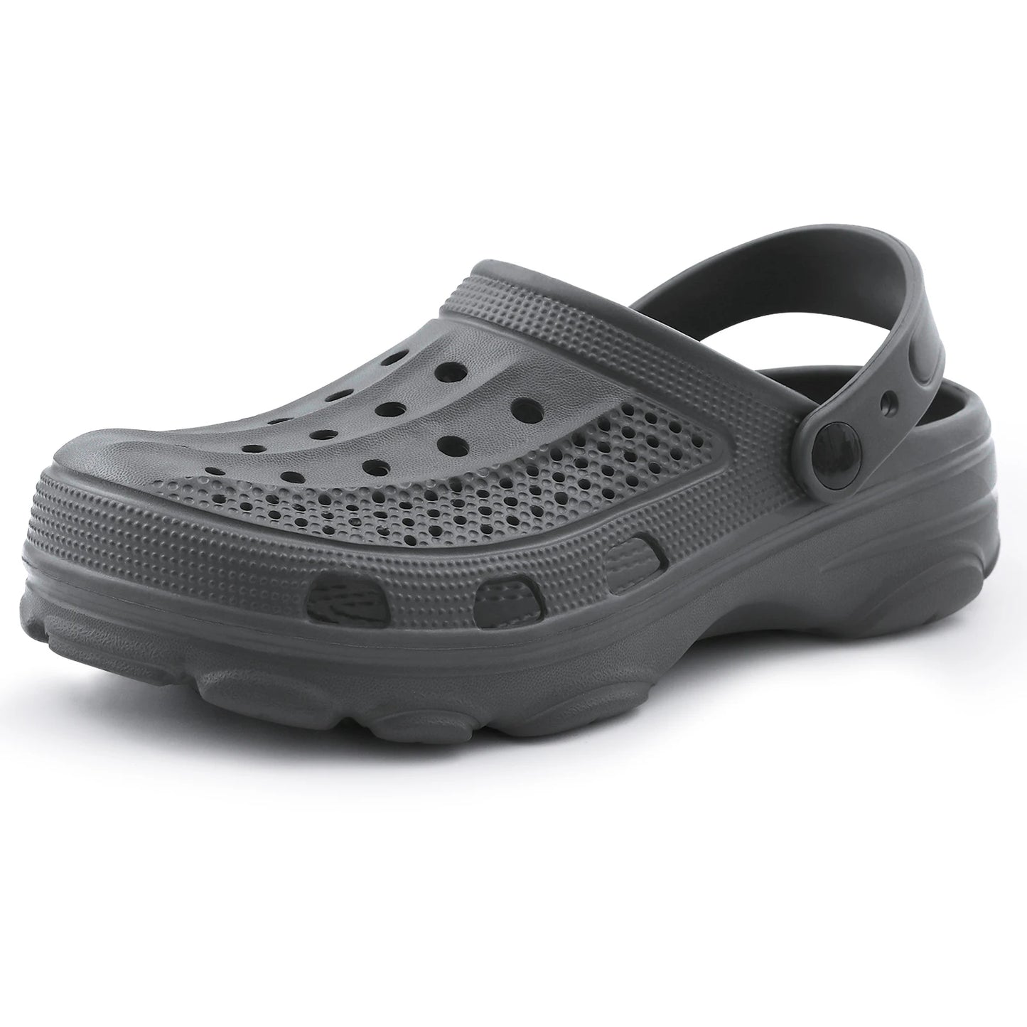 Shevalues Fashion Men Clogs Slippers Casual Hole Beach Sandals Outdoor Men Garden Shoes Summer Soft Sandals Home Bathroom Slides