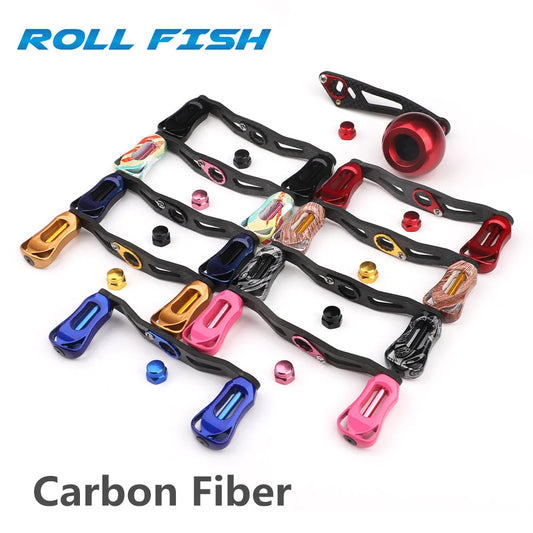 23-ROLLFISH Maniglia per mulinello in Fibra di carbonio Leggero 19-29g.