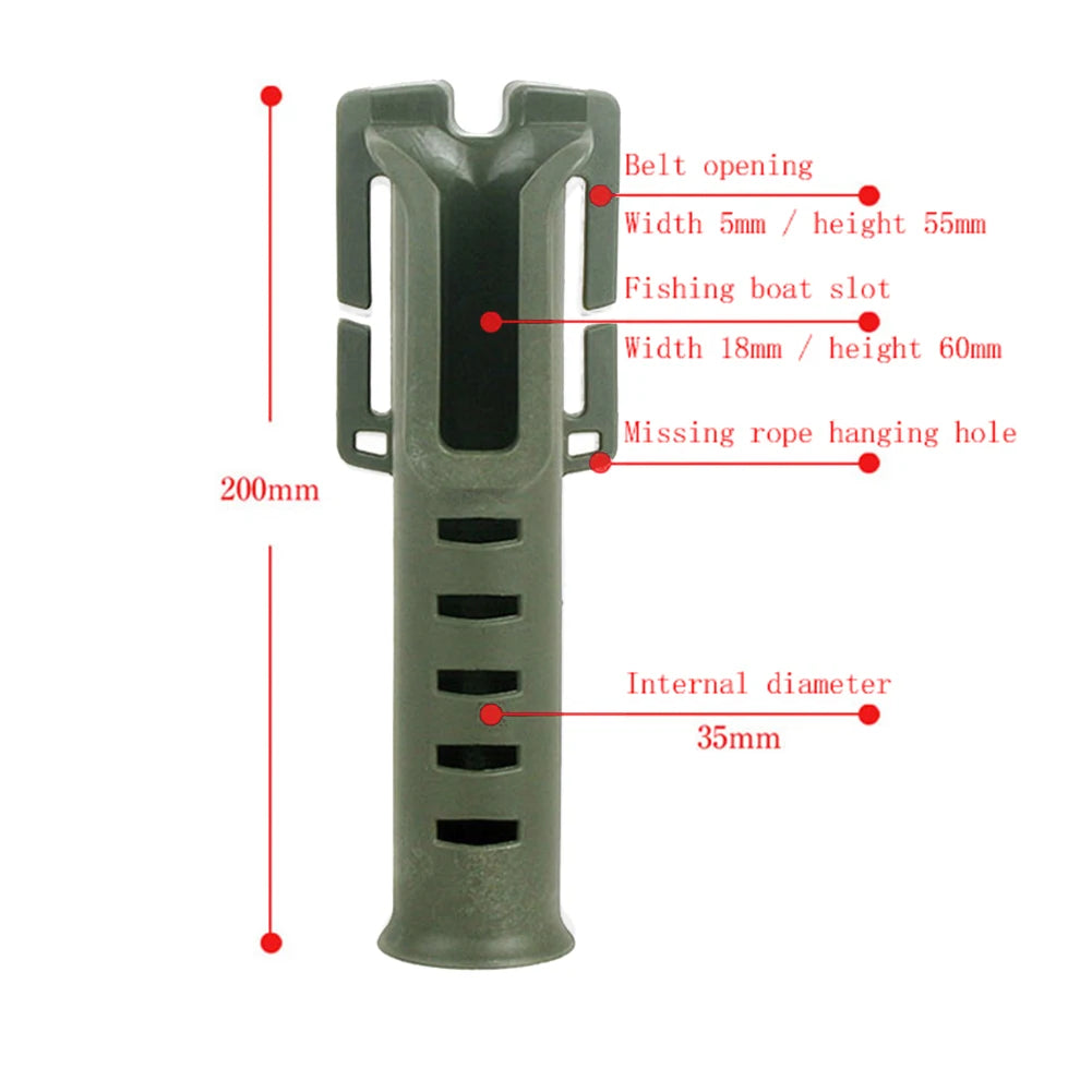 19.5L Fishing Tackle Box Multifunction Fishing Box Large Capacity Stand Rod Holder Cup Holder Storage Box Fishing Accessories