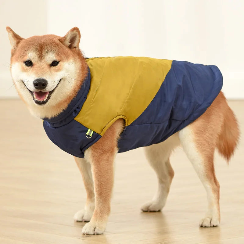 Vestiti Waterproof Dog Clothes Small Large Dog Warm Jacket Pet Reflective Clothing Akita French Bulldog Medium Dog Clothing