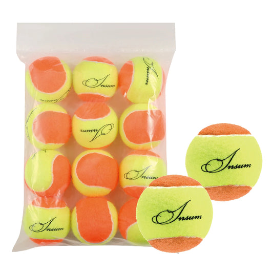 12pcs palline Beginners Teens Tennis Balls Practice Ball Pet Dog Playing Balls Training Sports Competition  Low Compression Tennis Balls