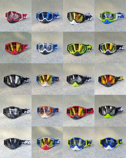 001-Occhiali motocross Autofox antivento MTB ATV sci ciclismo