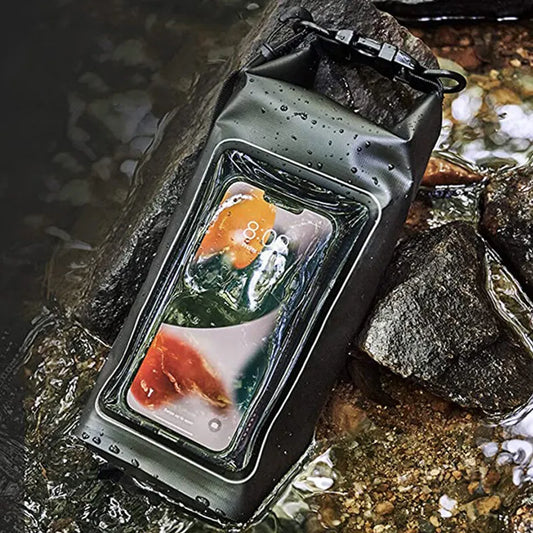 01-Borsa impermeabile 2L touch screen | Trekking, kayak, surf, rafting
