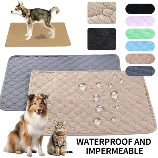 Reusable Dog Pee Pad Blanket Dog Urine Pads Absorbent Diaper Puppy Training Pad Pets Bed for Pet Car Seat Cover Pet Supplies