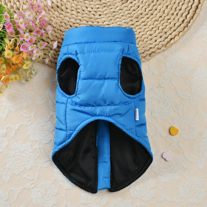 Waterproof Pet Clothes Winter Warm Jackets Coats Zipper Design French Bulldog For Small Medium Dogs Puppy Chihuahua