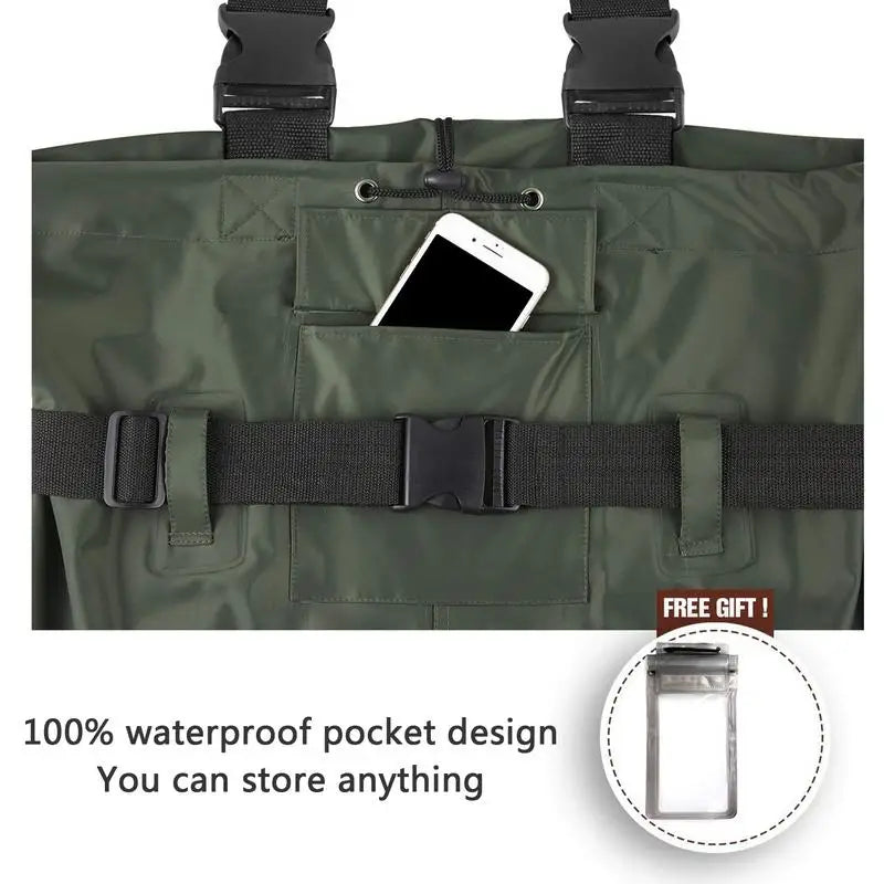 Stivali Fishing Jumpsuit Fishing Waders Hunting Suit Waterproof Nylon One-piece Trousers With Boots Fly Fishing Clothes Overalls