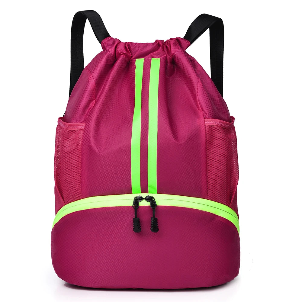 01-Zaino Palestra Unisex Impermeabile – Scomparto Bagnato/Asciutto
