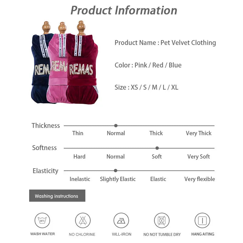 Vestiti Pet Dog Jumpsuit Spring Autumn Warm Clothing For Small Dog Clothes Velvet Pajamas Kitten Puppy Pullover Chihuahua Costume Coat