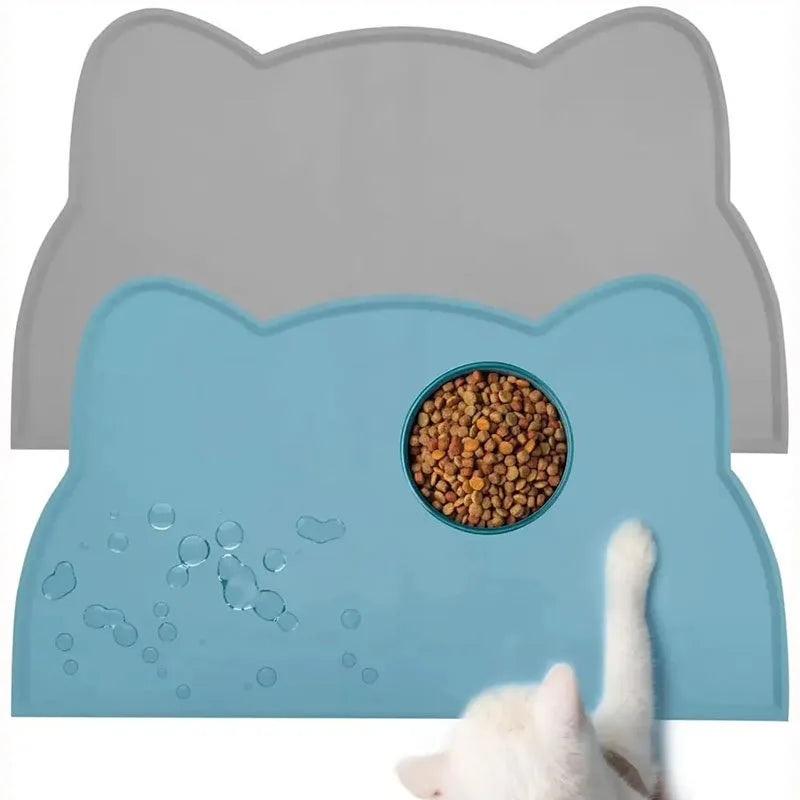 Tappetino Anti-dirty Mats for Cat Non-slip  Easy to Clean  Supplies Wash With Water Proof Cat Home Food Grade Silicone Pad Pet