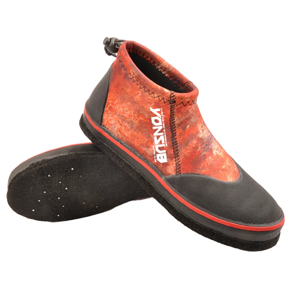 Stivali Fishing Boots 3MM Neoprene Self Lock Rock Fishing Boots For Hunting Anti-skid Upstream Shoes Felt-soled Wading Boots Fising Tool