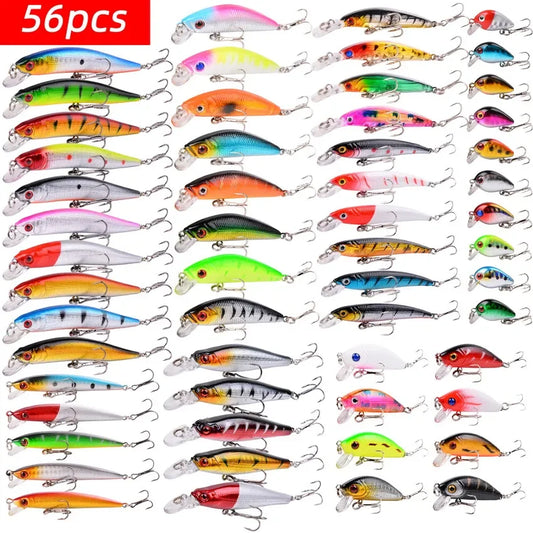 26-Fishing Lures Kit esche artificiali.