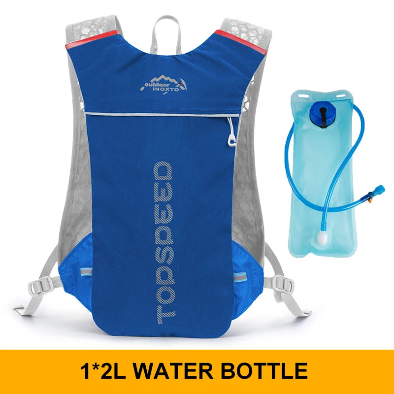 01-Zaino Trail Running 5L ultraleggero con sacca idrica 2L