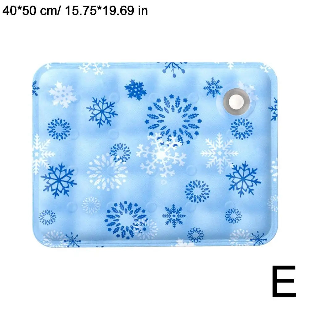 Summer Pet Cooling Mat Breathable Ice Blanket for Dogs Cats Pets Sleep Cold Bed Washable Ice Silk Pads Cushion Pet Accessories