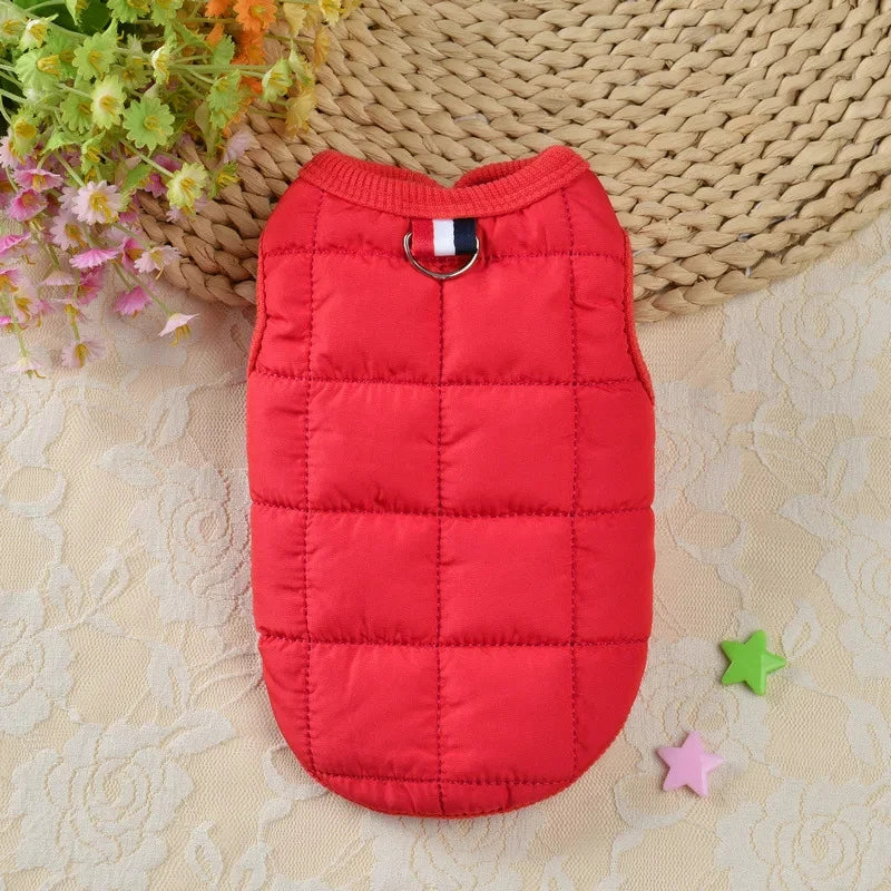 Vestiti Winter Warm Dog Coat Jacket Windproof Dog Clothes for Small Dogs Padded Clothing Chihuahua Clothes Pet Supplies