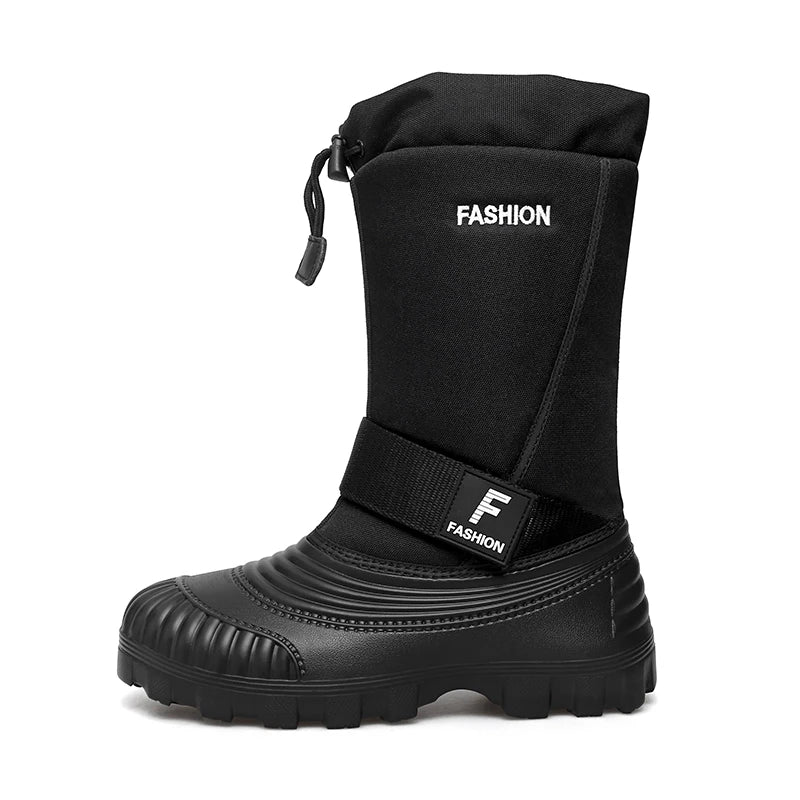 Stivali Mens Boots Warm Winter Snow Boots for Men Waterproof Mid-carf Boot Outdoor Fishing Hunting Duck Boot Warm Cotton Shoes for Men
